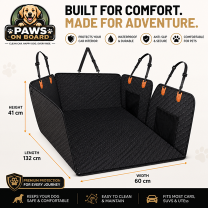 Hard Base Dog Seat Cover