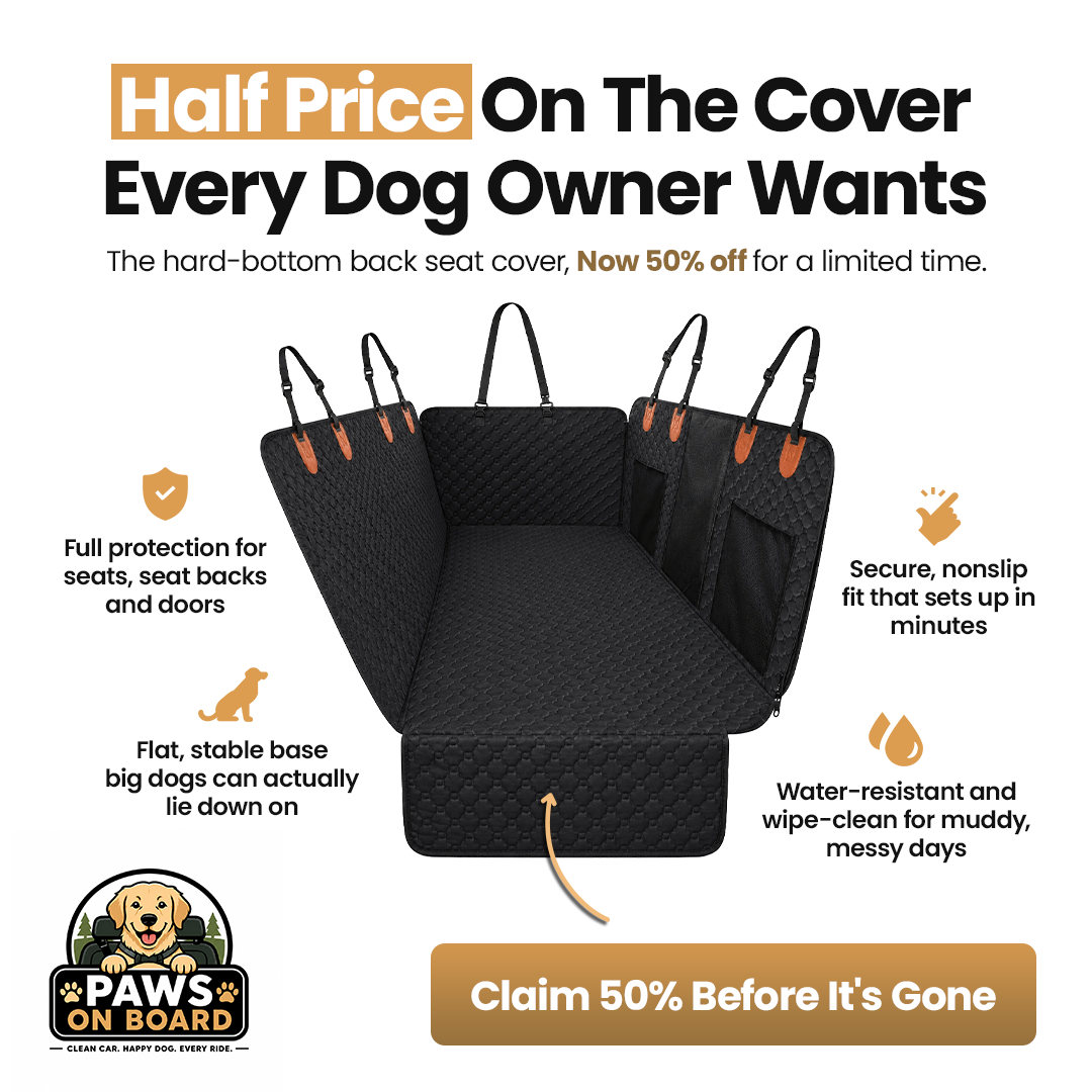 Hard Base Dog Seat Cover
