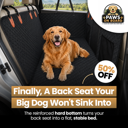 Hard Base Dog Seat Cover
